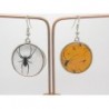 BOUCLES D'OREILLES CABOCHON ARAIGNÉES THÈME HALLOWEEN, MAGIE, SORCIER