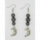 Boucles d’oreilles clip ou percée personnalisables F de Bm créations