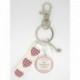 Porte clés personnalisable F de Bm créations maman
