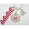 PORTE CLÉS PERSONNALISABLE CADEAU POUR UNE MAMAN TROP CHOUETTE : FÊTE DES MÈRES, NOËL, ANNIVERSAIRE...