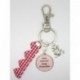 Porte clés personnalisable F de Bm créations
