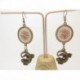 Boucles d’oreilles clip ou percée personnalisables F de Bm créations