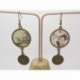 Boucles d’oreilles clip ou percée personnalisables F de Bm créations