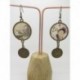 Boucles d’oreilles clip ou percée personnalisables F de Bm créations