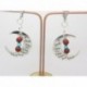 Boucles d’oreilles clip ou percée personnalisables F de Bm créations