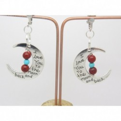 Boucles d’oreilles clip ou percée personnalisables F de Bm créations