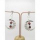 Boucles d’oreilles clip ou percée personnalisables F de Bm créations