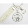 PORTE CLÉS PERSONNALISABLE BIJOUX DE SAC, CADEAU POUR UNE MAMAN COUTURIÈRE: FÊTE DES MÈRES , ANNIVERSAIRE,