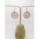 Boucles d’oreilles clip ou percée personnalisables F de Bm créations