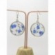 Boucles d’oreilles clip ou percée personnalisables F de Bm créations