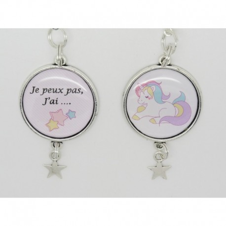 Boucles d’oreilles clip ou percée personnalisables F de Bm créations
