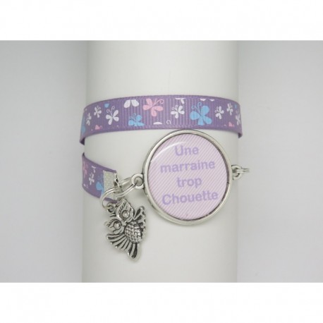 Bracelet femme personnalisable F de Bm créations