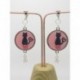 Boucles d’oreilles clip ou percée personnalisables F de Bm créations