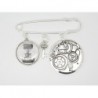 Broche personnalisable F de Bm créations