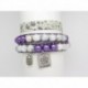 Bracelet femme personnalisable F de Bm créations