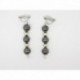 Boucles d’oreilles clip ou percée personnalisables F de Bm créations