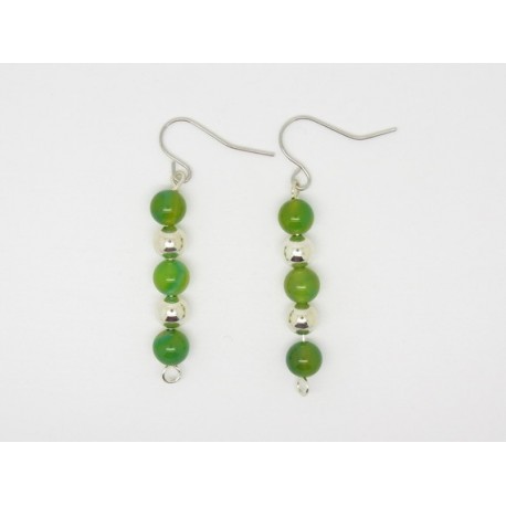 Boucles d’oreilles clip ou percée personnalisables F de Bm créations