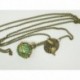 BOLA  DE GROSSESSE et oiseaux  METAL COULEUR BRONZE F de Bm creations