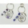 LOT DE 2 PORTES CLES PERSONNALISABLES LORS D'UNE NAISSANCE OU AUTRE THEME