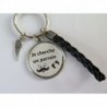 PORTE CLE HOMME PERSONNALISABLE POUR UN PARRAIN LORS D'UNE NAISSANCE