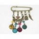 Broche personnalisable F de Bm créations