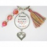 PORTE CLÉ PERSONNALISABLE CADEAU POUR UNE MAMAN,MARRAINE, AMIE, TANTE... QUE L'ON AIME IDÉE CADEAU ANNIVERSAIRE,