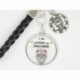 Porte clés personnalisable F de Bm créations cadeau pour un ami sytle skull