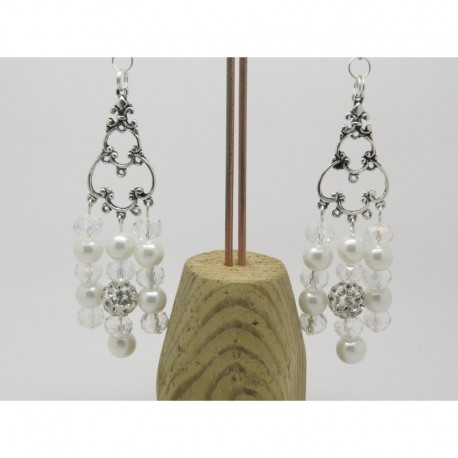 Boucles d’oreilles clip ou percée personnalisables F de Bm créations