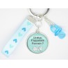PORTE CLE PERSONNALISABLE CADEAU POUR UN FUTUR PARRAIN, pour un baptême, naissance...