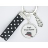 PORTE CLÉS PERSONNALISABLE POUR UN PAPI, GRANDS-PÈRES, PAPA... TROP CLASSE cadeau fête des grands-pères