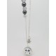 BOLA DE GROSSESSE EN ARGENT PLAQUE TORTUE  BOULE MUSICALE F DE BM  CREATIONS