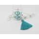 BOLA DE GROSSESSE PERSONNALISABLE EN ARGENT PLAQUE  F de Bm creations