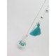 BOLA DE GROSSESSE PERSONNALISABLE EN ARGENT PLAQUE  F de Bm creations