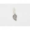 BRELOQUE POUR BOLA DE GROSSESSE OU POUR METTRE SUR UN BRACELET, UN COLLIER UN PORTE CLES  : FEUILLE