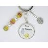 PORTE CLÉS PERSONNALISABLE CADEAU POUR UN TENNISMAN TENNISWOMAN FAN DE TENNIS