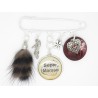 BROCHE PERSONNALISABLE POUR UNE SUPER  MAMAN CADEAU FÊTE DES MÈRES, ANNIVERSAIRE..... F de Bm créations