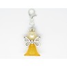 BRELOQUE, CHARM POUR BOLA DE GROSSESSE ANGE  ORANGE OU POUR METTRE SUR UN BRACELET, UN COLLIER UN PORTE CLES