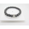BRACELET  EN HÉMATITES  taille femme  F de Bm créations