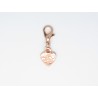 BRELOQUE POUR BOLA DE GROSSESSE couleur or rose CŒUR  F de Bm créations