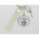 Porte clés personnalisable F de Bm créations mamie couturière