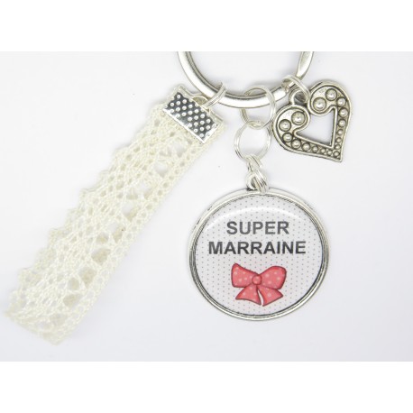 Porte clés personnalisable F de Bm créations super mmarine