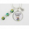 PORTE CLÉ PERSONNALISABLE CADEAU  JE SUIS COOL POUR UNE AMIE, UN AMIE, UNE SOEUR, UN FRÈRE .... IDÉE