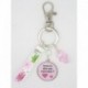 Porte clés personnalisable F de Bm créations demande parrain marraine