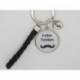 Porte clés personnalisable F de Bm créations annonce grossesse