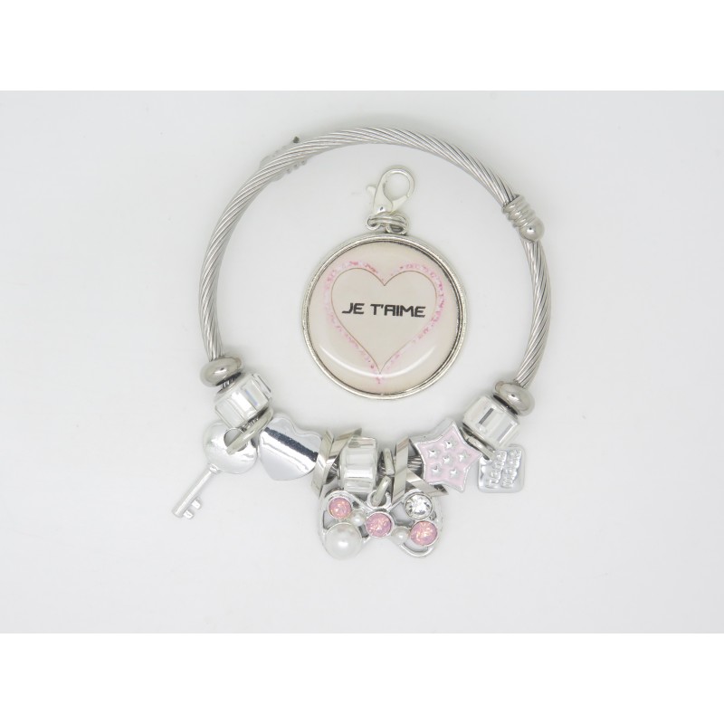 Bracelet Infini Personnalisable - Gravure De Prénoms Ou Initiales - Cadeau Émotionnel Pour Elle Et Lui