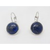 BOUCLES D'OREILLES DORMEUSE EN LAPIS LAZULI