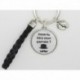 Porte clés personnalisable F de Bm créations demande de parrain