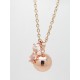 BOLA DE GROSSESSE LISSE COULEUR OR ROSE  NOUNOURS OURS CADEAU FUTURE MAMAN F de Bm creations