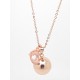 BOLA DE GROSSESSE LISSE  COULEUR OR ROSE avec petits pieds CADEAU FUTURE MAMAN GROSSESSE F de Bm creations