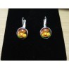 BOUCLES D'OREILLES DORMEUSE AVEC CABOCHON HALLOWEEN